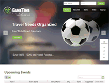 Tablet Screenshot of gametimetravel.com